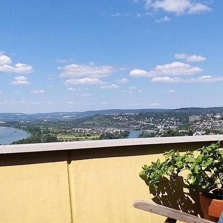 Rheinblick Am Rheinsteig Zur Festung Ehrenbreitstein Mit Balkon Und Sauna Urbar  Eksteriør billede